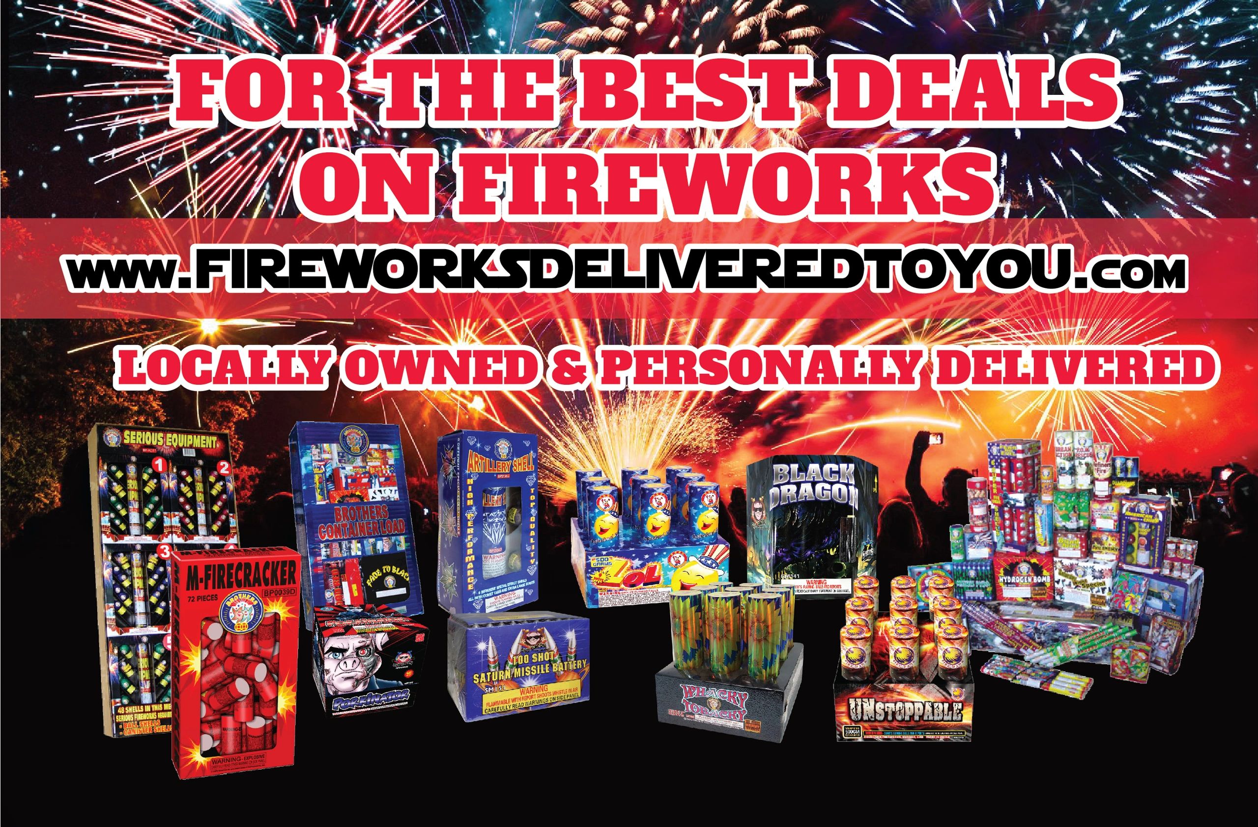 FIREWORKS DELIVERED TO YOU Home